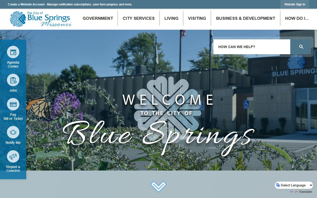 Blue Springs unclaimed money city official website