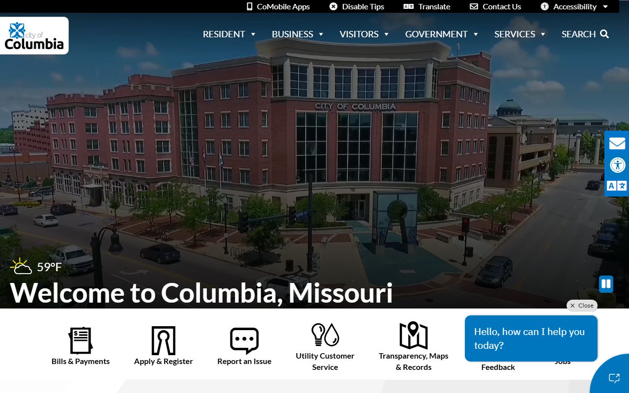 Columbia unclaimed money city official website