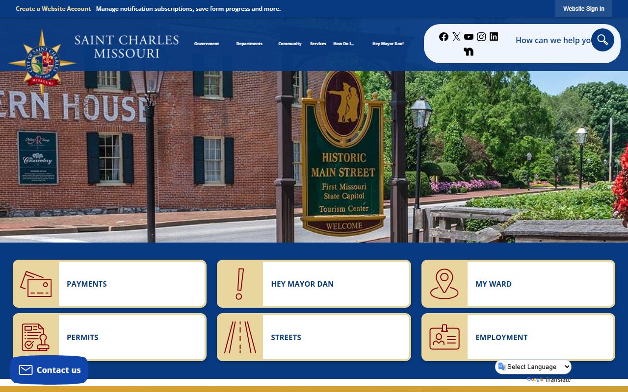 St. Charles unclaimed money city official website