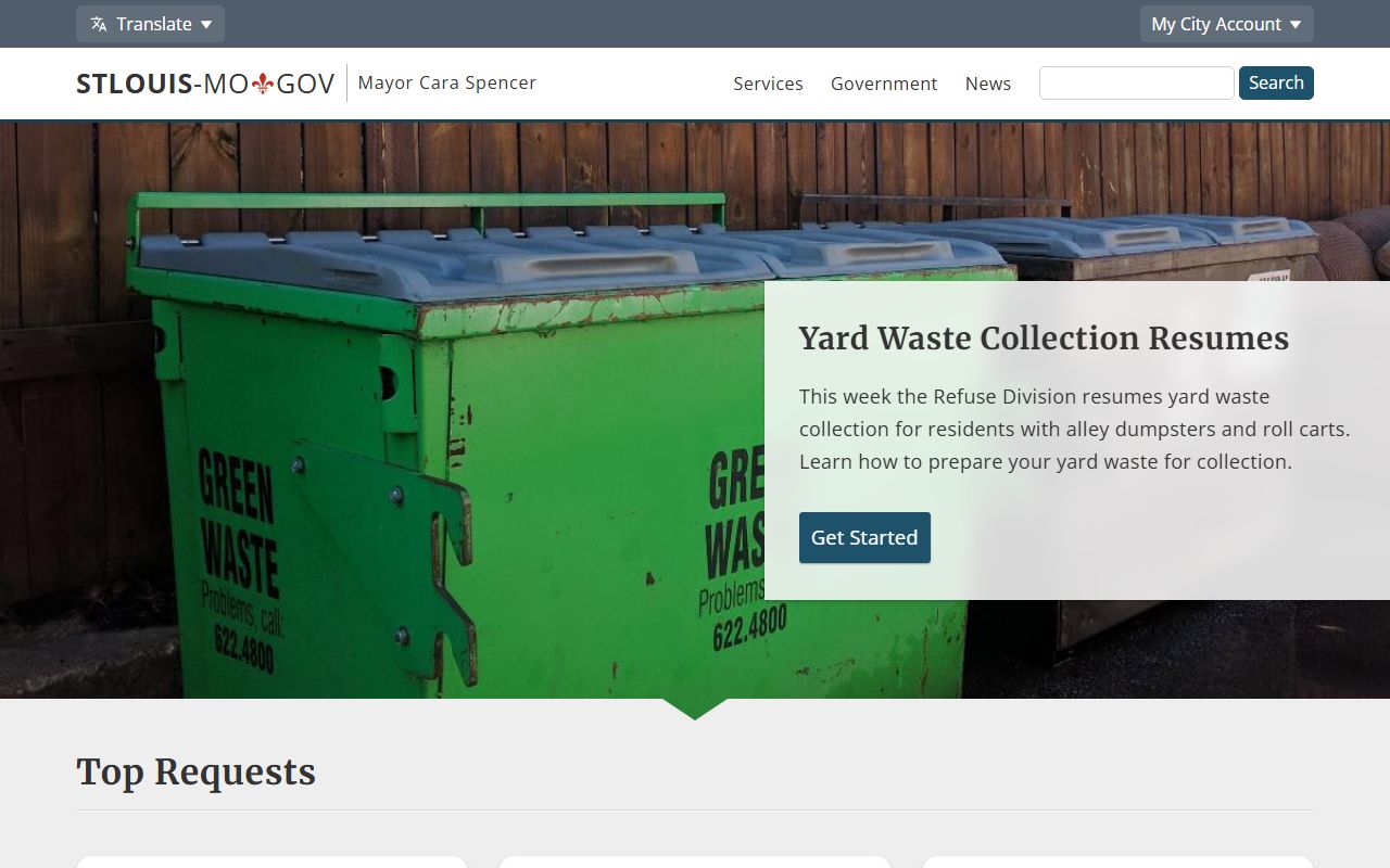 St. Louis unclaimed money city government official website