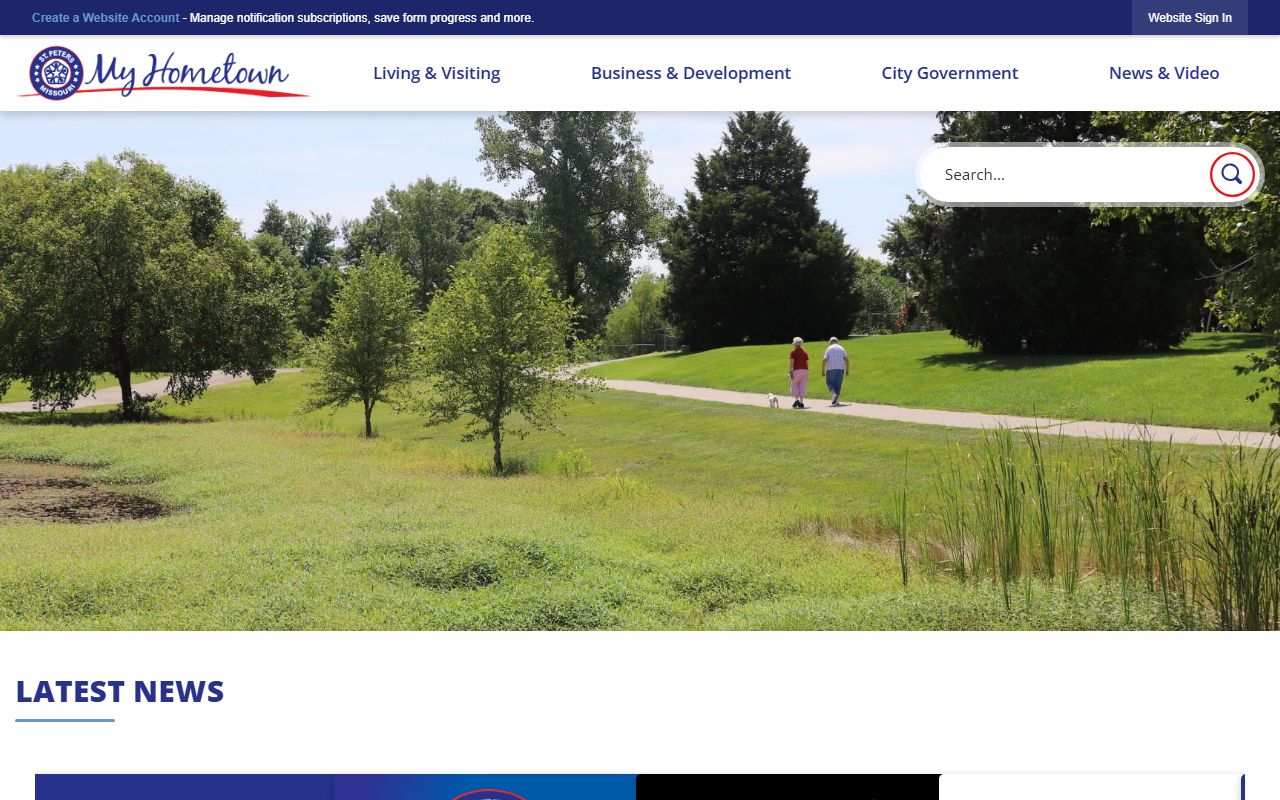 St. Peters unclaimed money city official website