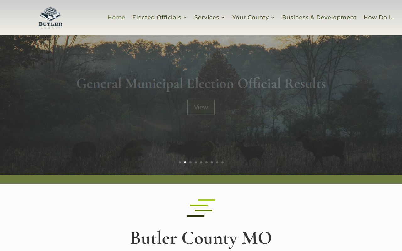 Butler County official website for unclaimed money resources