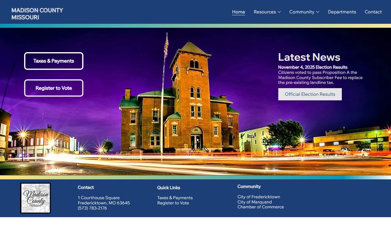 Madison County unclaimed money official website