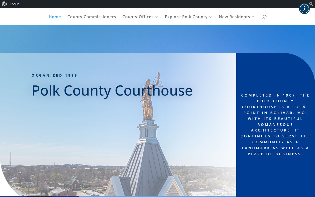 Polk County official website for unclaimed money information