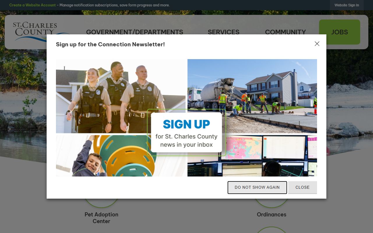 St. Charles County unclaimed money official website