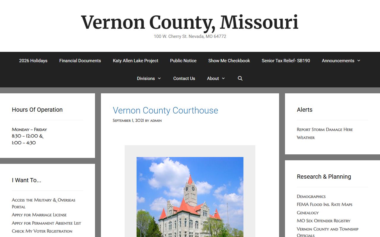 Vernon County unclaimed money official website